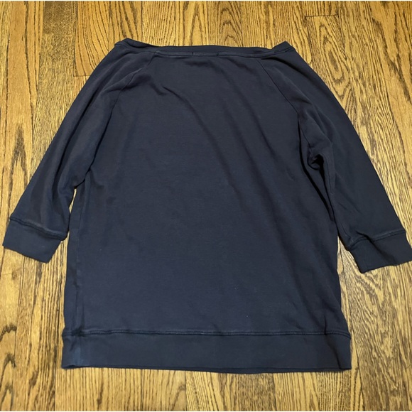 3/$25 UK2LA 3/4 gray cotton shirt with metal flat studs - Picture 3 of 3